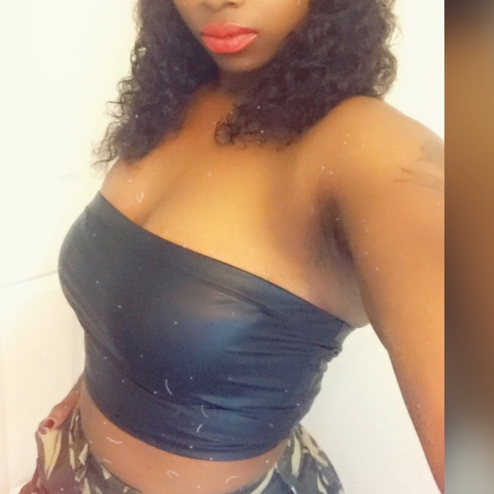 Faux leather bandeau